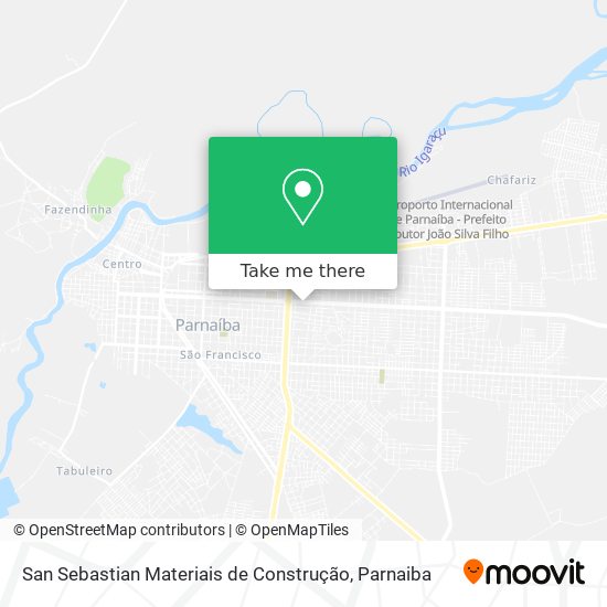 San Sebastian Materiais de Construção map