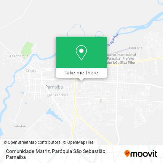 Comunidade Matriz, Paróquia São Sebastião map