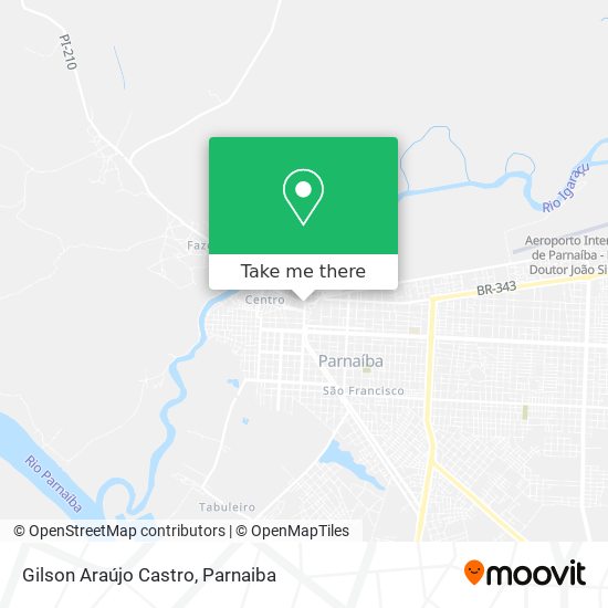Gilson Araújo Castro map