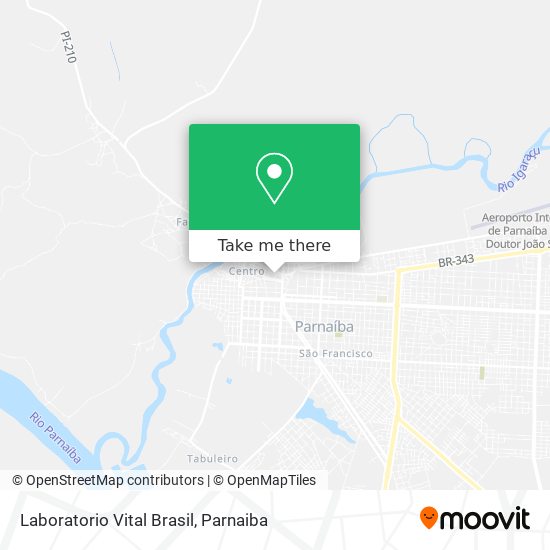 Laboratorio Vital Brasil map