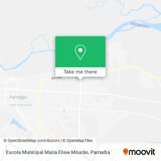 Mapa Escola Municipal Maria Elisie Mourão