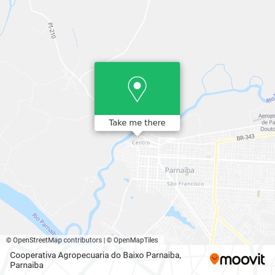 Cooperativa Agropecuaria do Baixo Parnaiba map