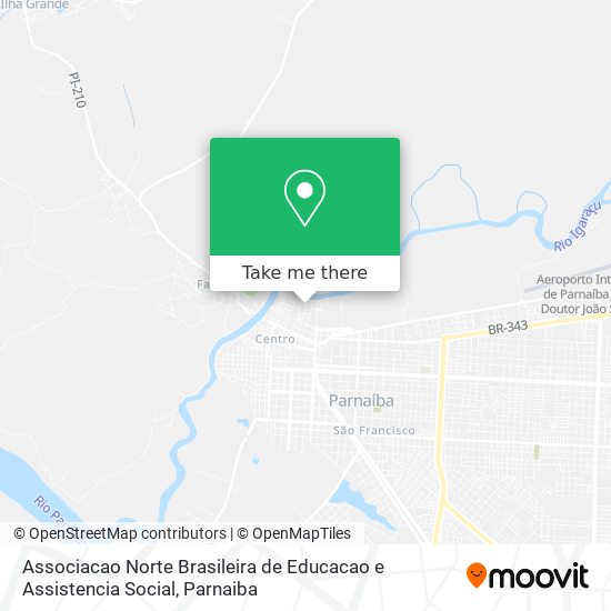 Associacao Norte Brasileira de Educacao e Assistencia Social map