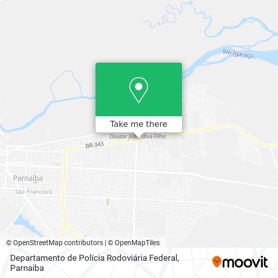 Departamento de Polícia Rodoviária Federal map