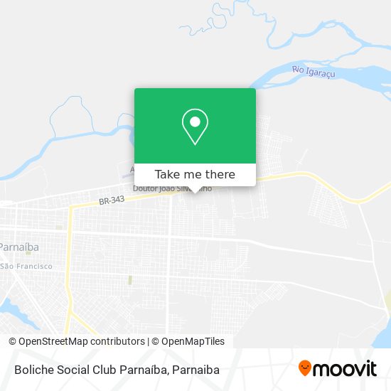Boliche Social Club Parnaíba map