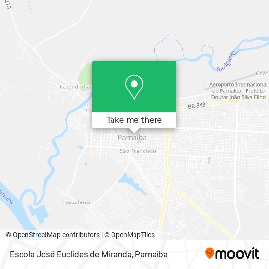 Mapa Escola José Euclides de Miranda