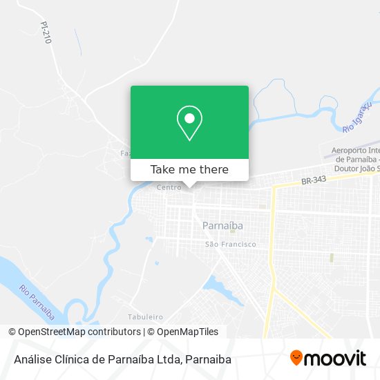 Análise Clínica de Parnaíba Ltda map