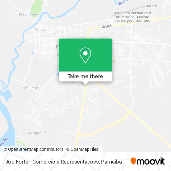 Aro Forte - Comercio e Representacoes map