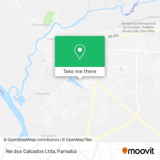 Mapa Rei dos Calcados Ltda