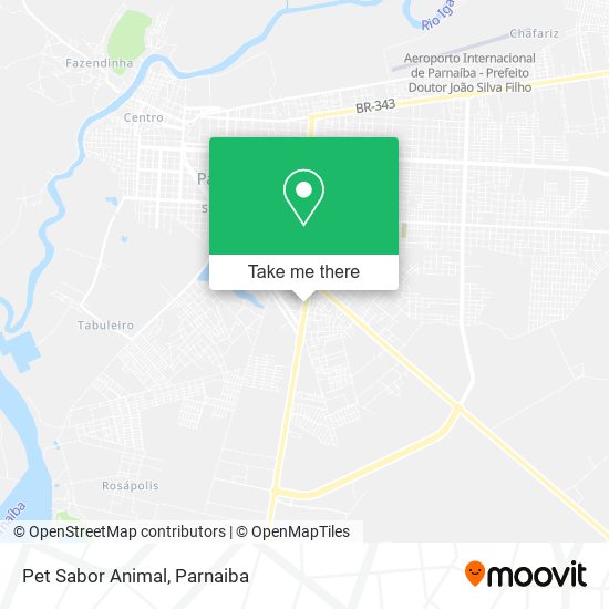 Pet Sabor Animal map