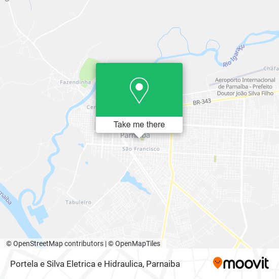 Portela e Silva Eletrica e Hidraulica map