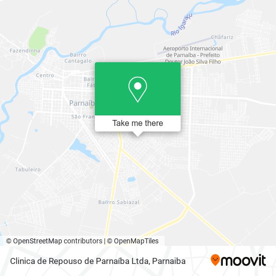Clinica de Repouso de Parnaíba Ltda map