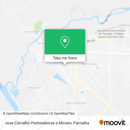 Mapa Jose Carvalho Penteadeiras e Moveis