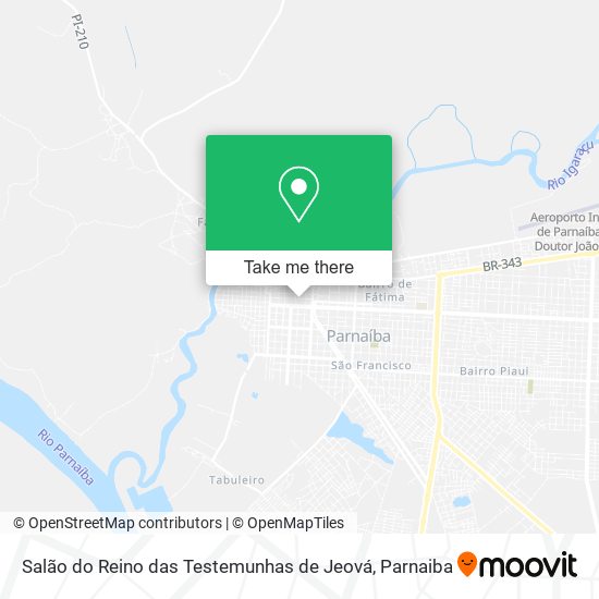 Salão do Reino das Testemunhas de Jeová map