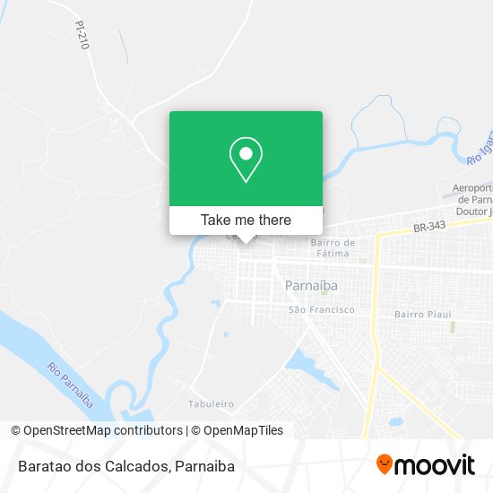 Baratao dos Calcados map