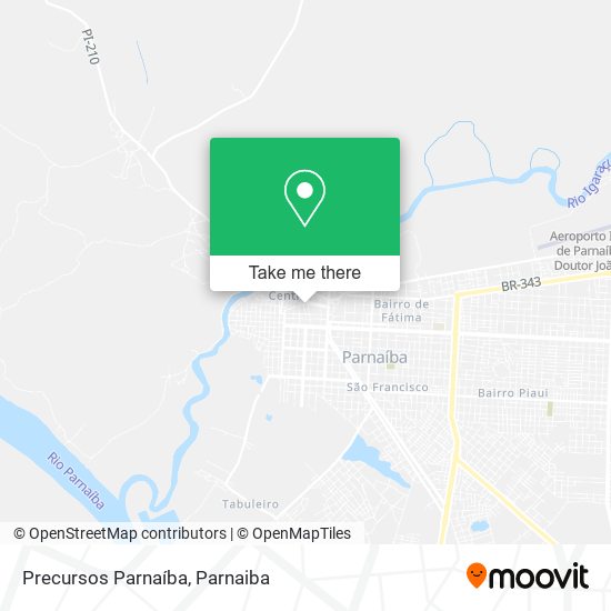 Precursos Parnaíba map