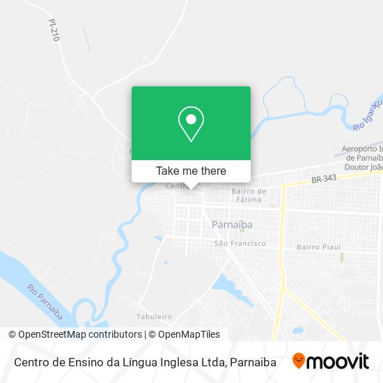 Mapa Centro de Ensino da Língua Inglesa Ltda