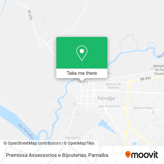 Premissa Assessorios e Bijouterias map
