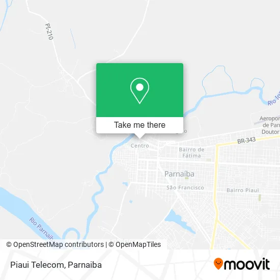 Piaui Telecom map
