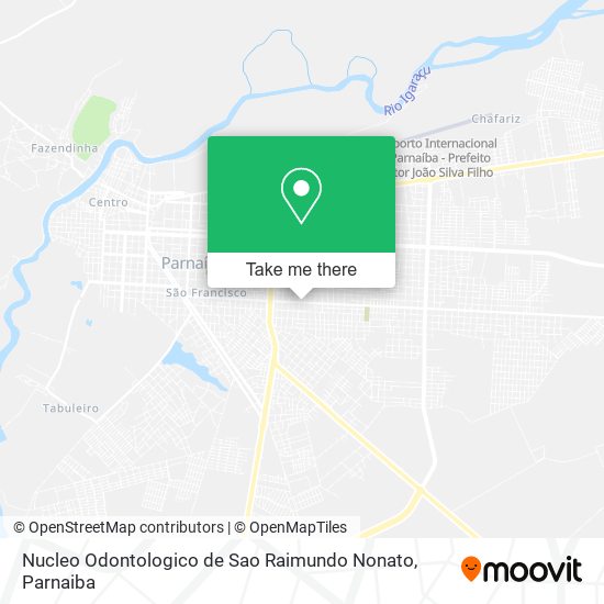 Nucleo Odontologico de Sao Raimundo Nonato map