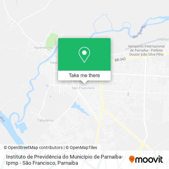 Instituto de Previdência do Município de Parnaíba-Ipmp - São Francisco map