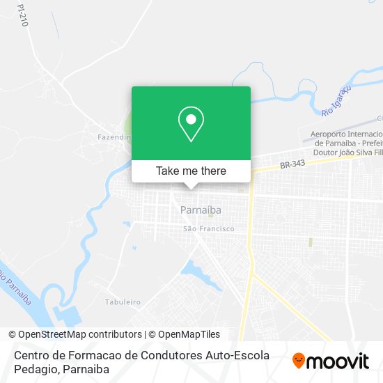 Centro de Formacao de Condutores Auto-Escola Pedagio map