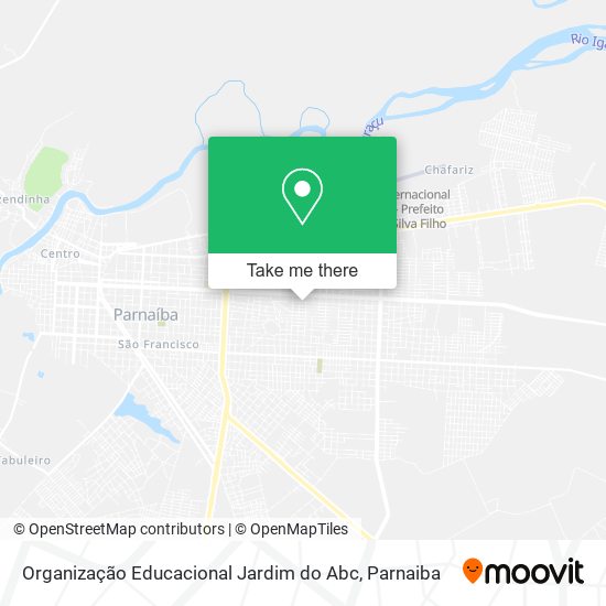Organização Educacional Jardim do Abc map