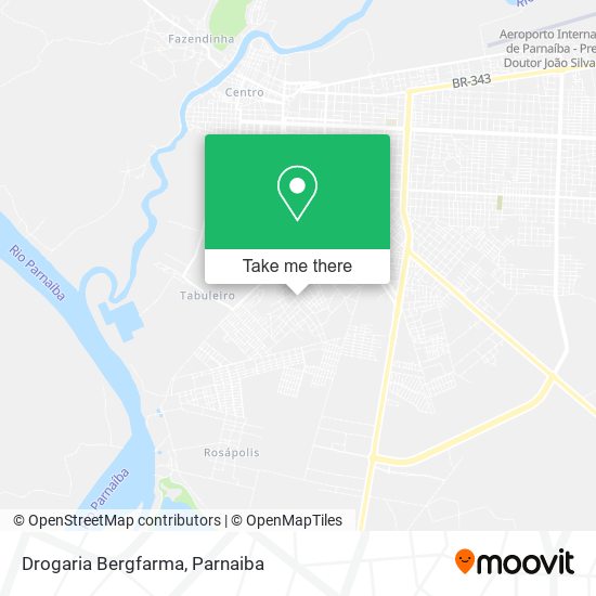 Mapa Drogaria Bergfarma