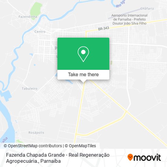 Fazenda Chapada Grande - Real Regeneração Agropecuária. map