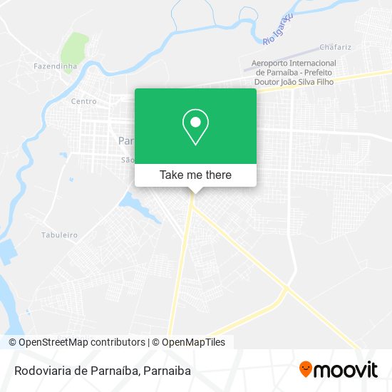 Rodoviaria de Parnaíba map