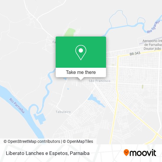 Liberato Lanches e Espetos map
