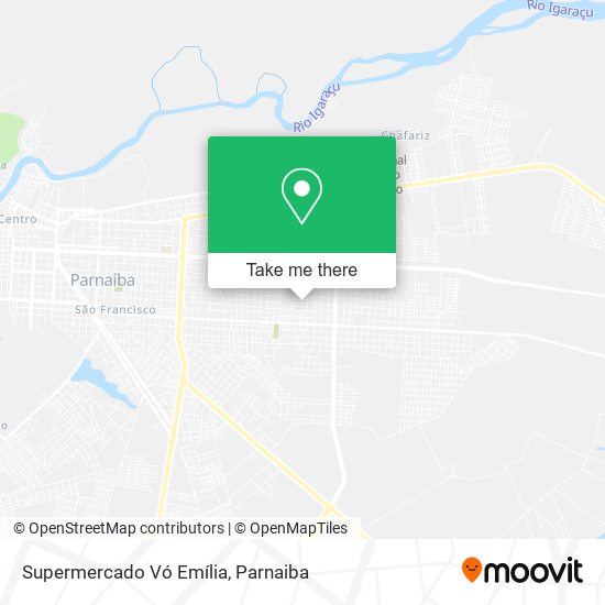 Mapa Supermercado Vó Emília