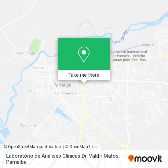 Laboratório de Análises Clínicas Dr. Valdir Matos map