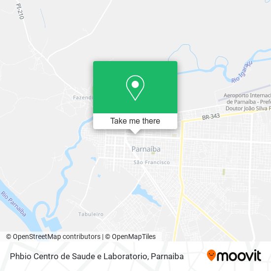 Phbio Centro de Saude e Laboratorio map