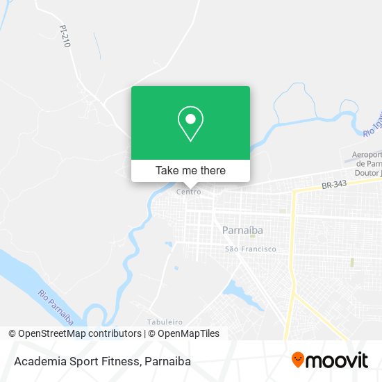 Academia Sport Fitness map