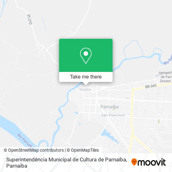 Mapa Superintendência Municipal de Cultura de Parnaíba