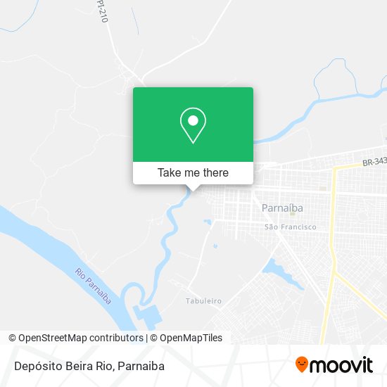 Depósito Beira Rio map