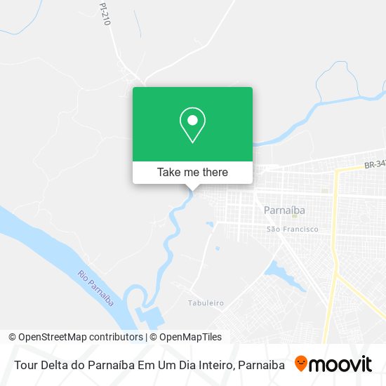 Tour Delta do Parnaíba Em Um Dia Inteiro map