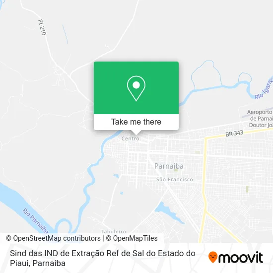 Sind das IND de Extração Ref de Sal do Estado do Piaui map