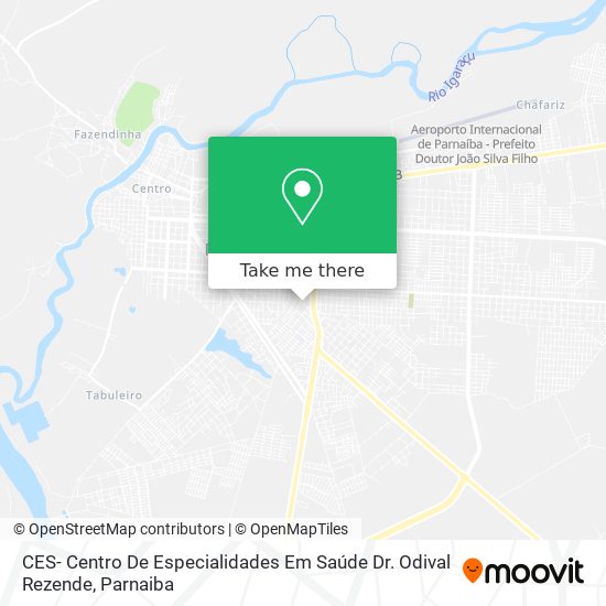 CES- Centro De Especialidades Em Saúde Dr. Odival Rezende map