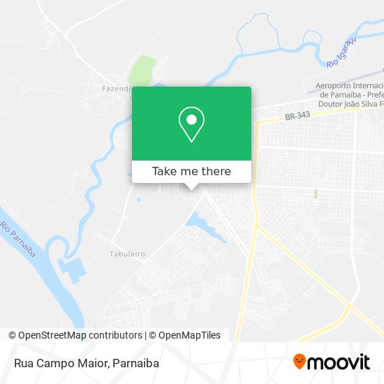 Mapa Rua Campo Maior