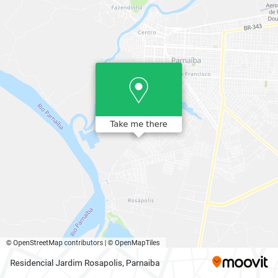 Residencial Jardim Rosapolis map