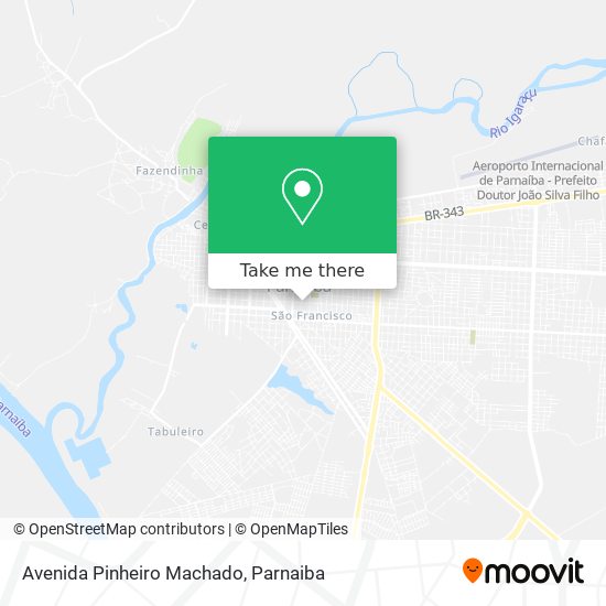 Mapa Avenida Pinheiro Machado