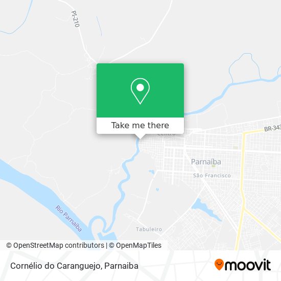 Cornélio do Caranguejo map