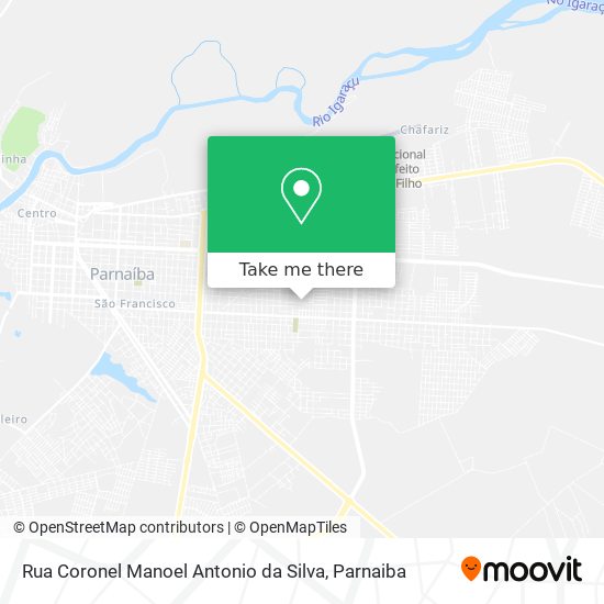 Rua Coronel Manoel Antonio da Silva map