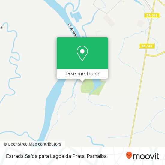 Estrada Saída para Lagoa da Prata map