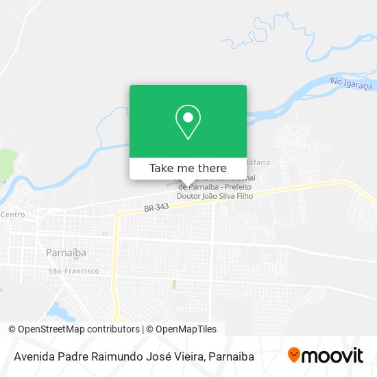 Avenida Padre Raimundo José Vieira map