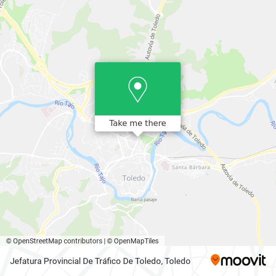 Jefatura Provincial De Tráfico De Toledo map