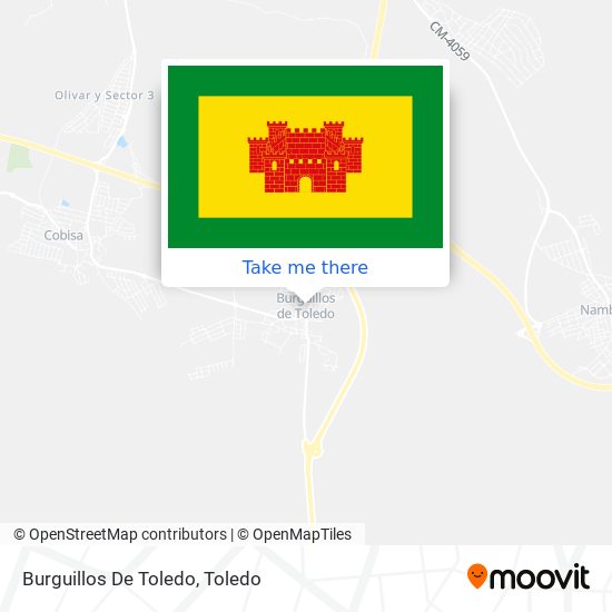 mapa Burguillos De Toledo