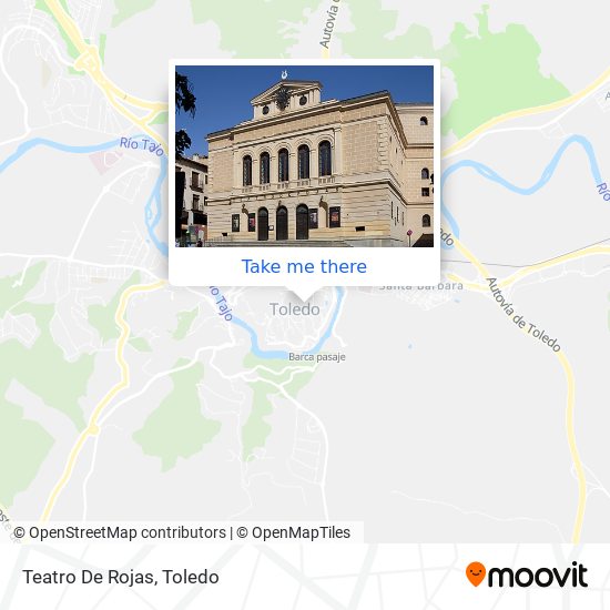 mapa Teatro De Rojas